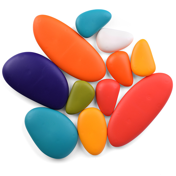 Конструктор S-Y043 "Камушки" (11 дет.) в коробке