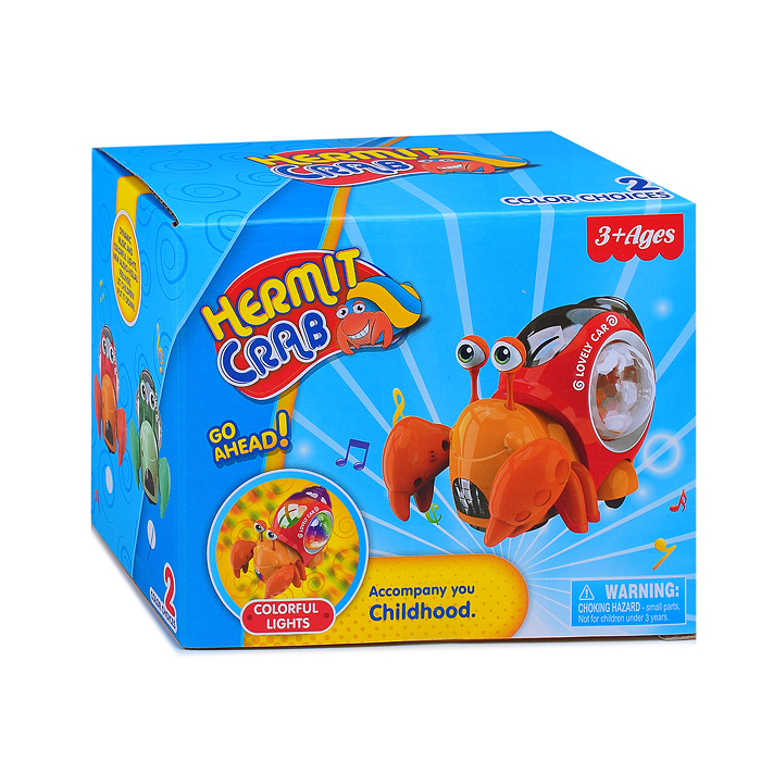 Развивающая игрушка RS-5163 "Краб" в коробке