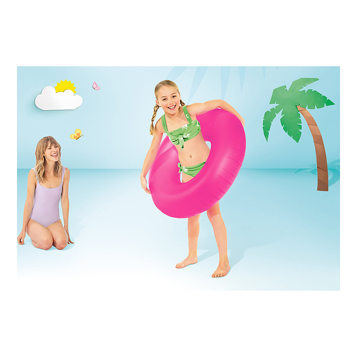 Круг для плавания «Неон», d=91см, от 9 лет, цвета МИКС, 59262NP INTEX