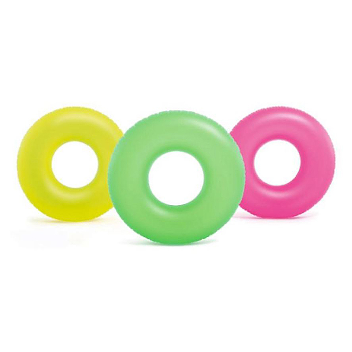 Круг для плавания «Неон», d=91см, от 9 лет, цвета МИКС, 59262NP INTEX