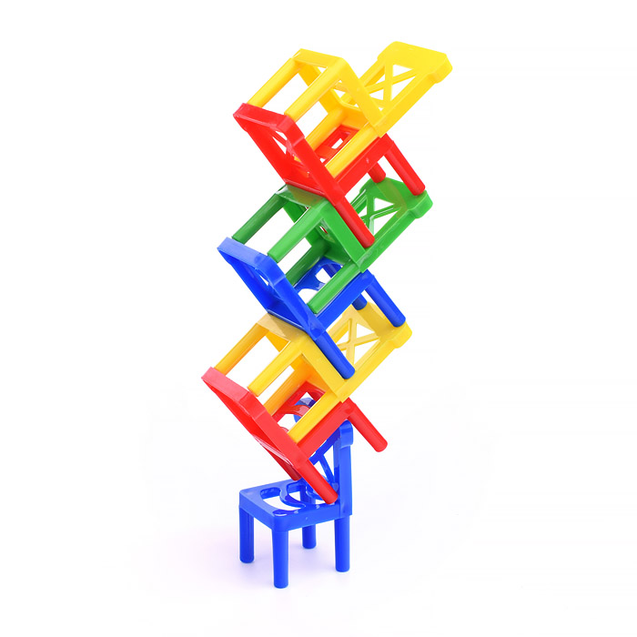 Настольная игра UT0030 "Балансирующие стульчики" (18 шт) в коробке