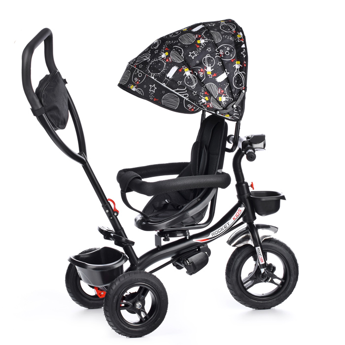 Велосипед 5388-3 3-х колесный, черный