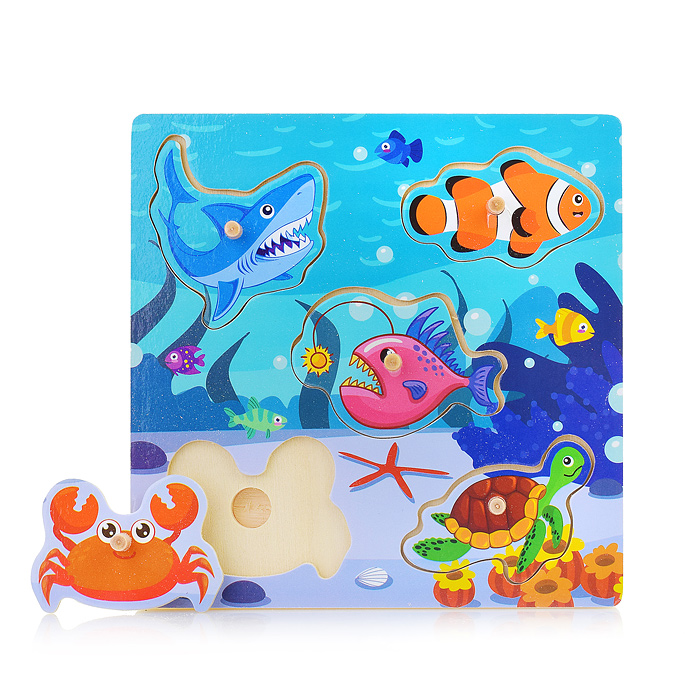 Пазл-вкладыш D1346 "Морской мир"