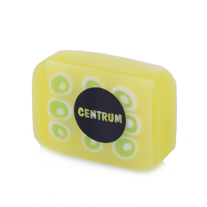 Ластик (синтетический каучук) 36*25*11 мм, цвета в ассортименте, в индивидуальной упаковке, в диспле