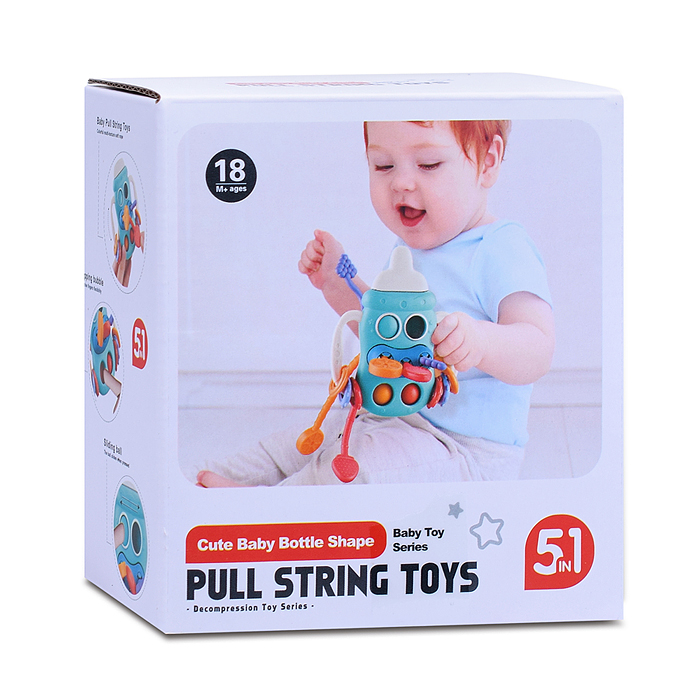 Развивающая игрушка 688-70 5 в 1 "Бутылочка" в коробке