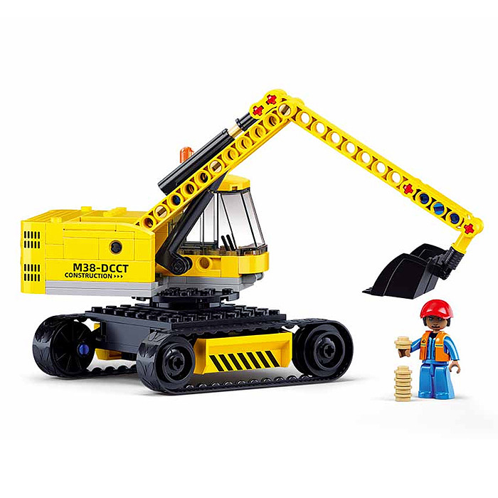 Конструктор M38-B1196 "Экскаватор" (152 дет.) в коробке