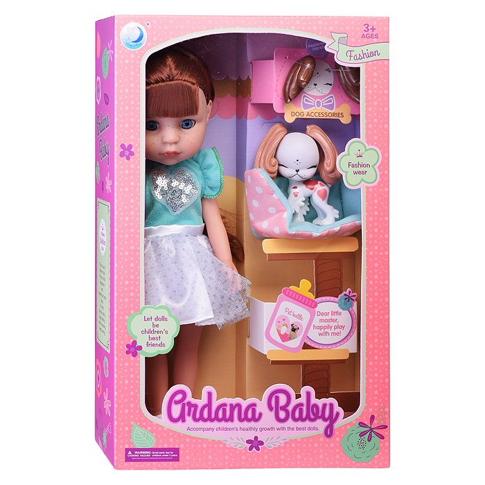 Кукла A716 "Анжелика" с аксессуарами, в коробке