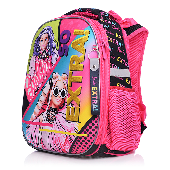 Рюкзак каркасный "Барби" формованный из полимеров, материал: нейлон, полиэстер, полноцветная 