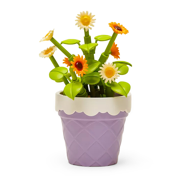 Конструктор 611057 "Цветок: Лимонная хризантема" (68 дет.) в коробке