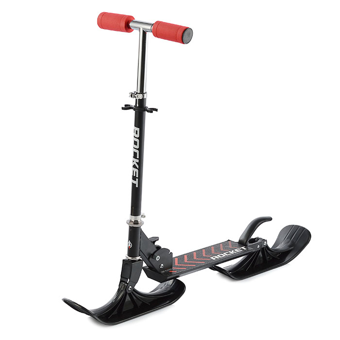 Самокат-снегокат R0006 в коробке (красный)