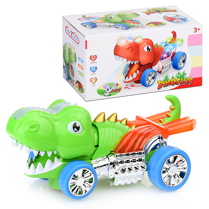 Проектор HD9012B "Динозавр" на батарейках, в коробке