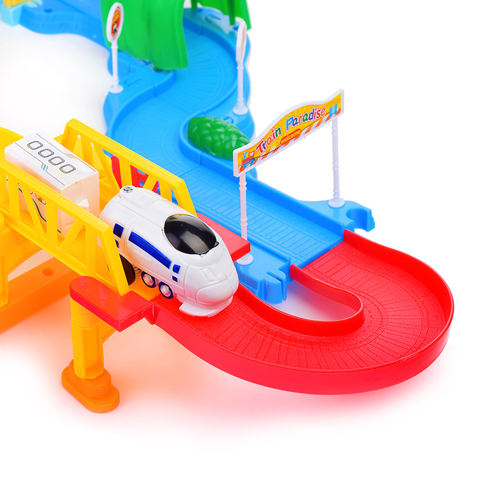 Трек 2164 "Карусель" с туннелем (свет/звук) в коробке