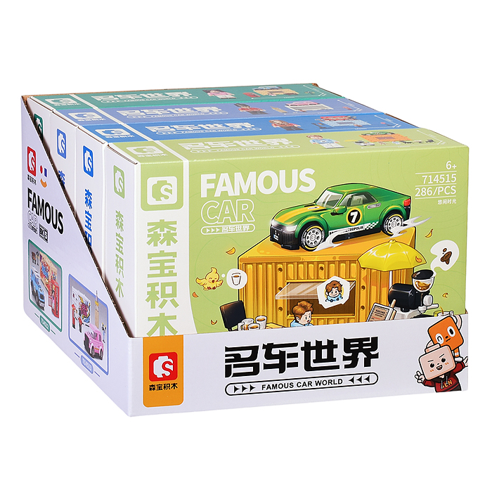 Конструктор 714512-714515 "Уличный авто" ( в ассортименте) в коробке