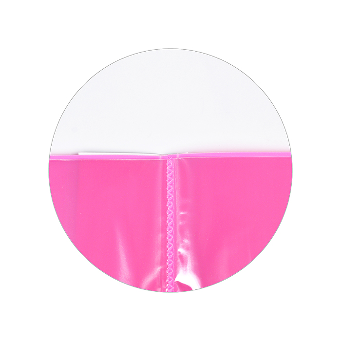 Папка с 10 вкладышами "Juicy" A4, 450 мкм, вкладыши 30 мкм, фактура "песок" внешний карман