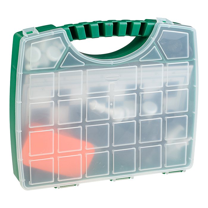 Набор из 3 игр "Походный-малый" в чемоданчике (шахматы обиходные пластик,домино, шашки + 2 доски)