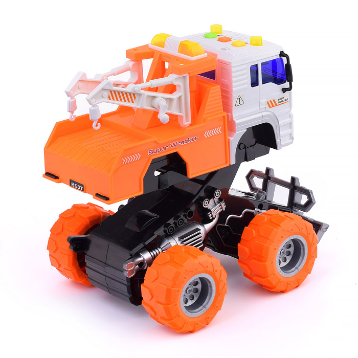 Фото к товару Машина WY543B "Эвакуатор" 1:20 (свет,звук) на батарейках, в коробке Машина WY543B "Эвакуатор" 1:20 (свет,звук) на батарейках, в коробке