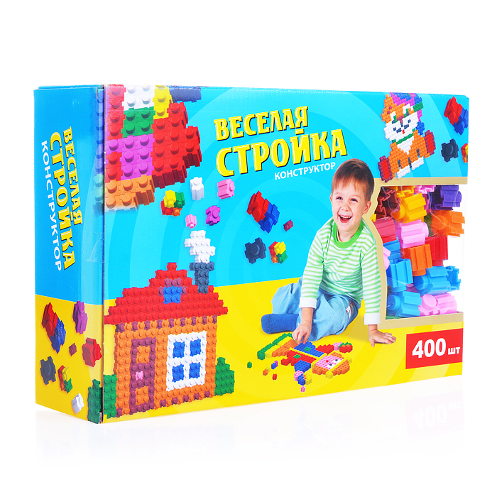Напольная мозайка "Веселая стройка" 400 фишек Тип1 Напольная мозайка "Веселая стройка" 400 фишек Тип1