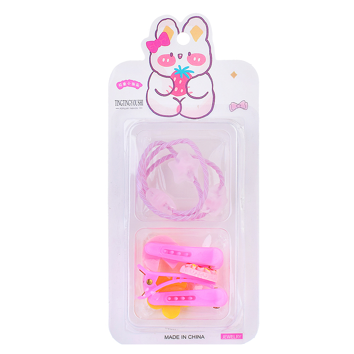 Набор заколок и резинок 00-3245 для волос "Нежность"