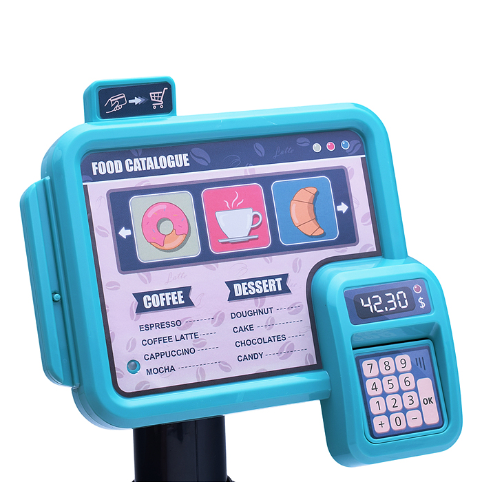 Игровой набор супермаркет 668-94 "Кофейня №2" (41 предмет) в коробке