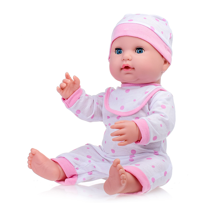 Пупс QH26-2 с аксессуарами, в сумке