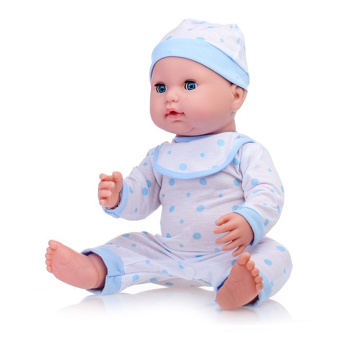 Пупс QH26-2 с аксессуарами, в сумке