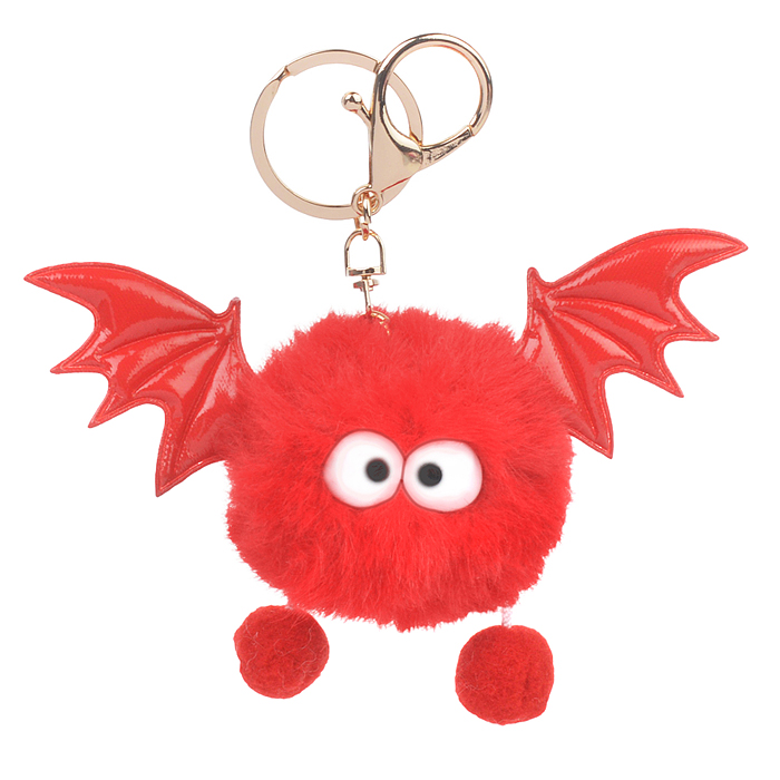 Мягкая игрушка-брелок M1146 "Летучая мышка" 7 см.