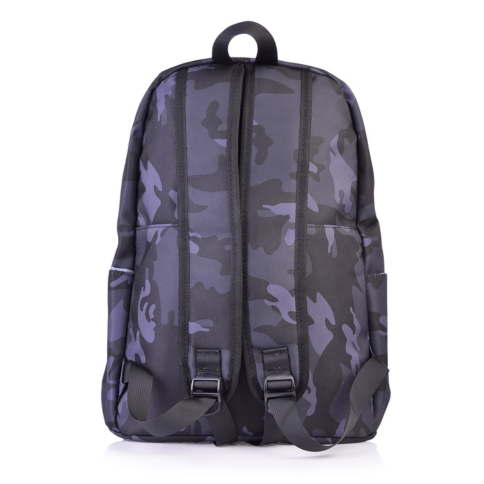 Рюкзак подростковый, 1 основное отделение на молнии, 1 фронтальный карман на молнии, 2 боковых 