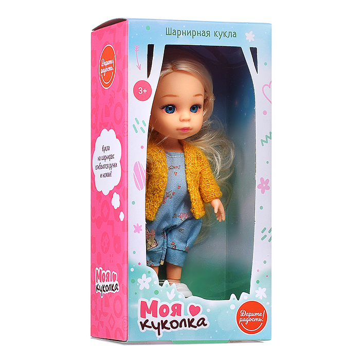 Кукла шарнирная UT0121-1 "Моя куколка" "Амалия" в коробке