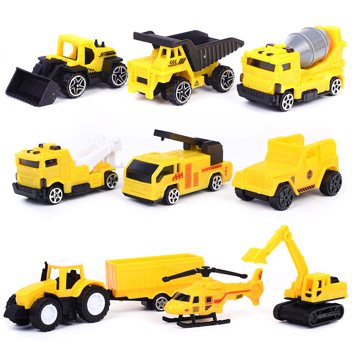 Фото к товару Набор строительной техники P930-A "Застройка" в коробке Набор строительной техники P930-A "Застройка" в коробке