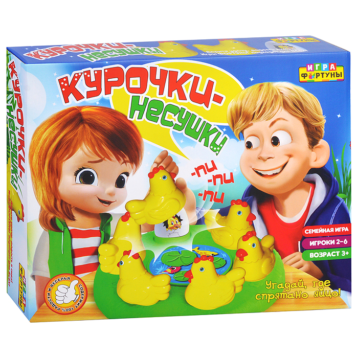 Настольная семейная игра "Курочки-несушки"