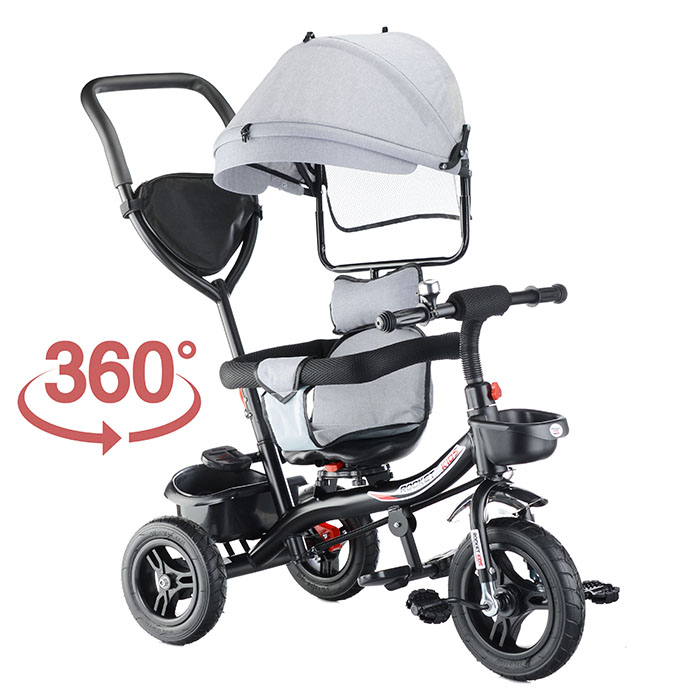 Велосипед 5188FB-3 3-х колесный, серый