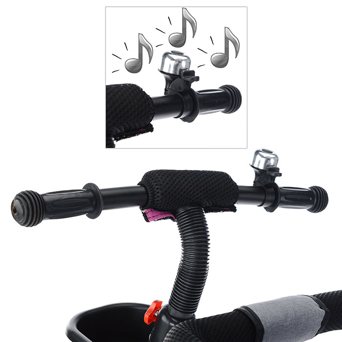 Велосипед 5188FB-3 3-х колесный, серый