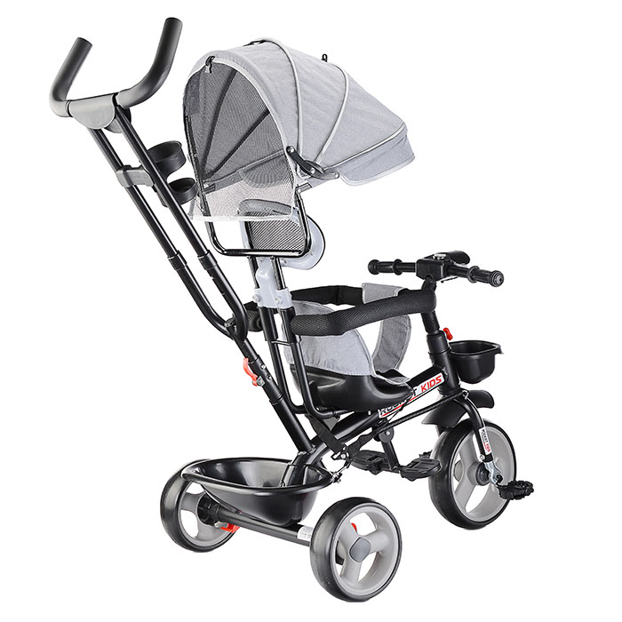 Велосипед 0999-3 3-х колесный, серый