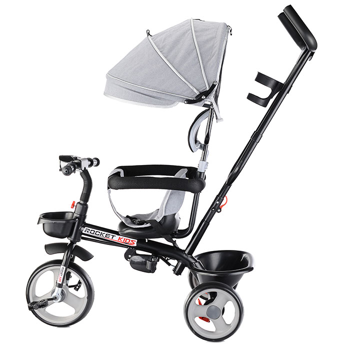 Велосипед 0999-3 3-х колесный, серый