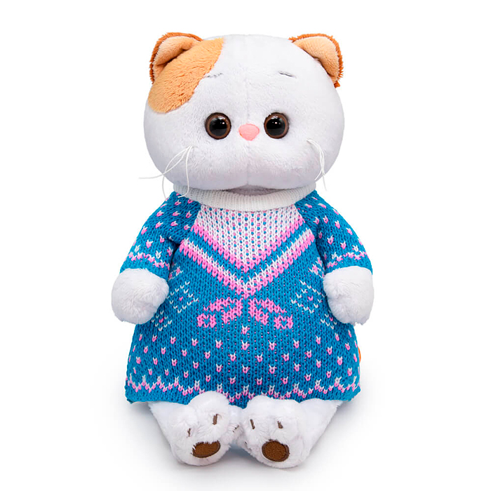 Кошка Ли-Ли в бирюзовом свитере Кошка Ли-Ли в бирюзовом свитере