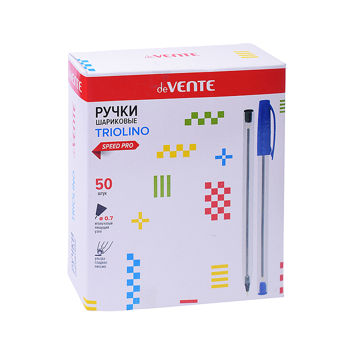 Фото к товару Ручка шариковая "Triolino Crystal" серия Speed Pro, d=0,7 мм, ультра гладкое письмо Ручка шариковая "Triolino Crystal" серия Speed Pro, d=0,7 мм, ультра гладкое письмо