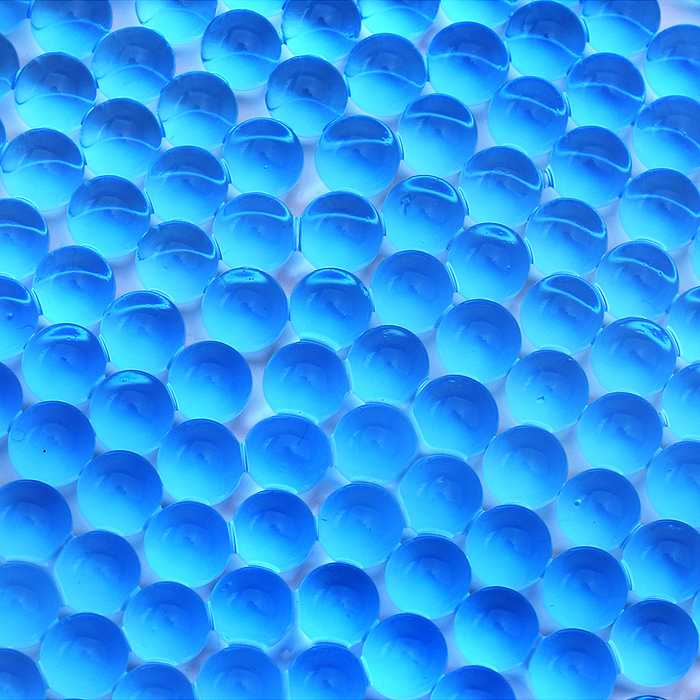 Пули водные 7-5 (гидрогель), цвет синий, 7-8 мм, в бутылке