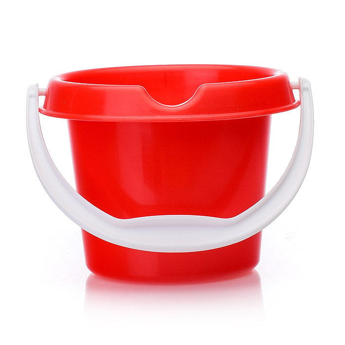 Песочный набор "Пляжный" ( 3 формочки, совок, грабли, ведро)