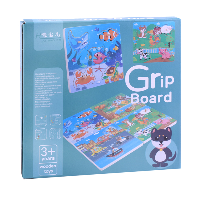 Пазл-вкладыш D1343 "В деревне"