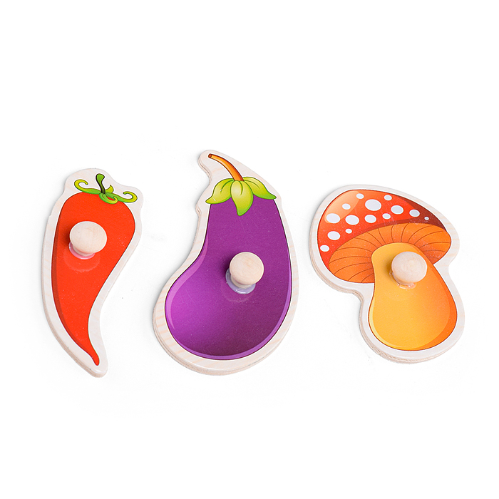 Пазл-вкладыш D1398 "Овощная грядка"