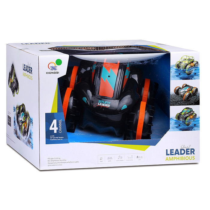 Машина XQ989-13 "Амфилидер" р/у, 27MHz, в коробке