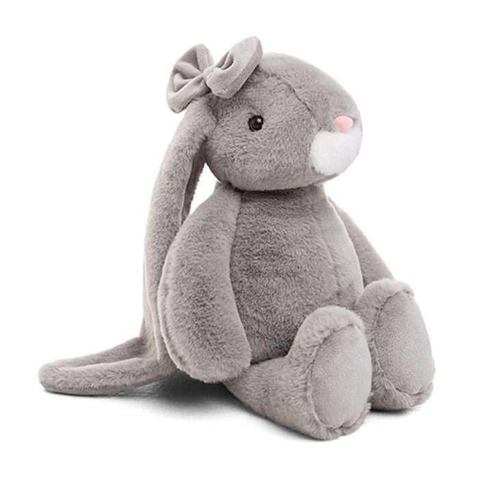 Зайка Молли, 28см сидя, серый