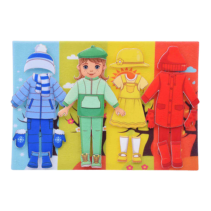 Дашина одежда, фетр