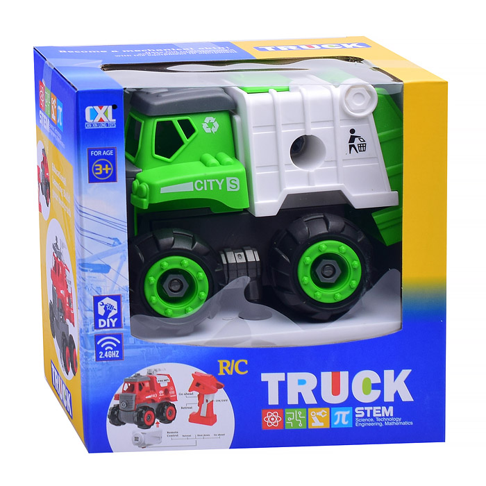 Конструктор CXL700-5B "Машина" с отверткой, в коробке