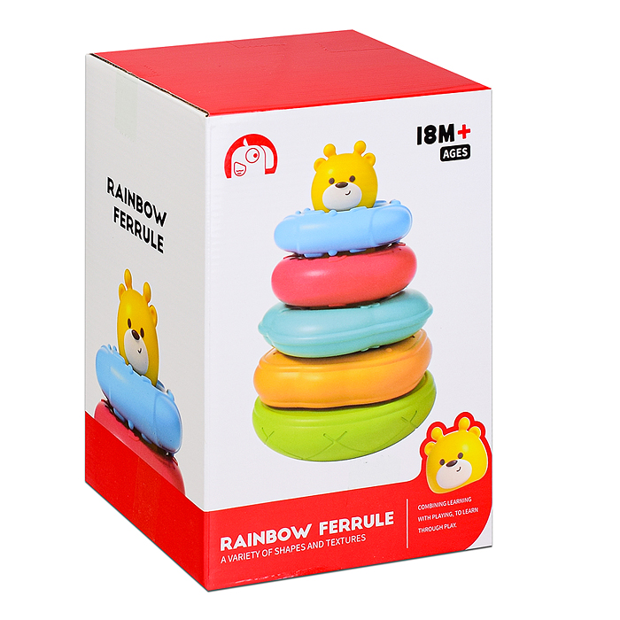 Пирамидка 1688-28 "Жирафик" в коробке