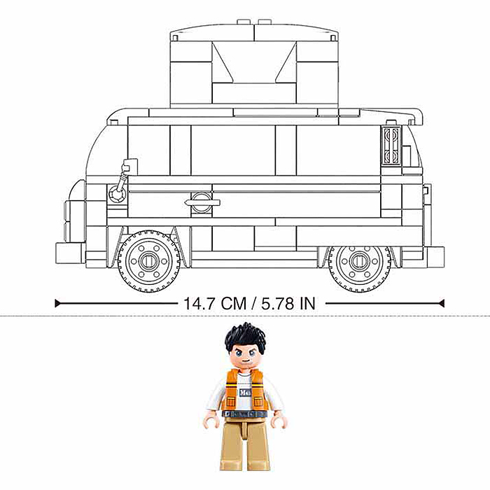 Конструктор M38-B1192 "Фургончик выездная кухня" (265 дет.)