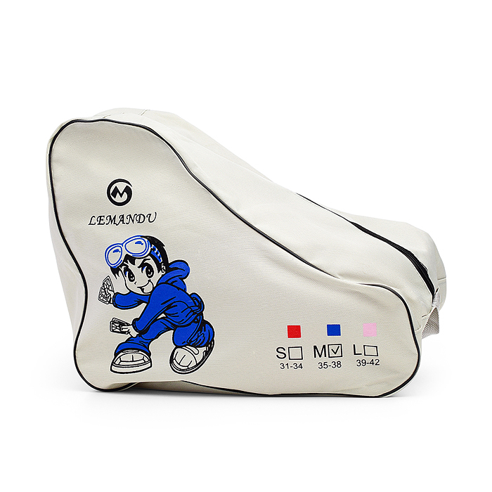 Фото к товару Ролики детские, M с комплектом защиты, цвет красный/синий с белым Ролики детские, M с комплектом защиты, цвет красный/синий с белым