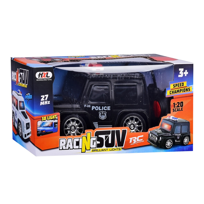 Фото к товару Машина 12024-6B+ "Полиция" р/у, 27 MHz, черная/белая, в ассортименте, в коробке Машина 12024-6B+ "Полиция" р/у, 27 MHz, черная/белая, в ассортименте, в коробке