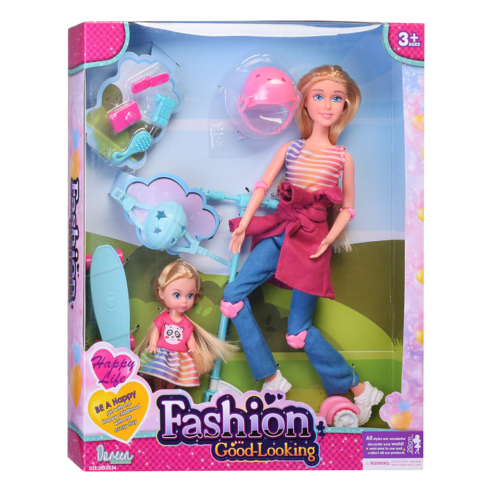 Набор кукол 115276 "На прогулке" в коробке