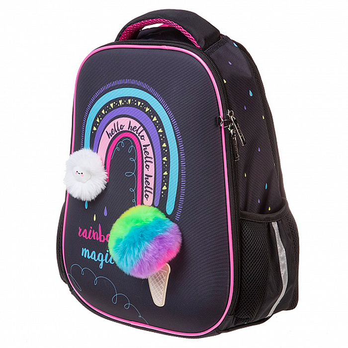 Рюкзак Ergonomic light "Радужное мороженое" 38х29х12,5см EVA материал нагрудная стяж